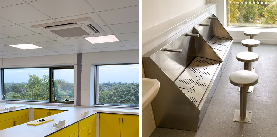 Design, supply, installation and commissioning of mechanical and electrical services for a school in Manchester.