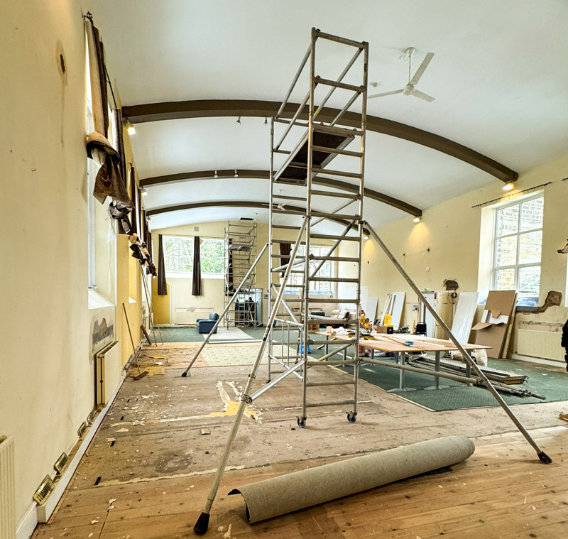 Design, supply, installation and commissioning of a heating and cooling system at a community hall in Keighley