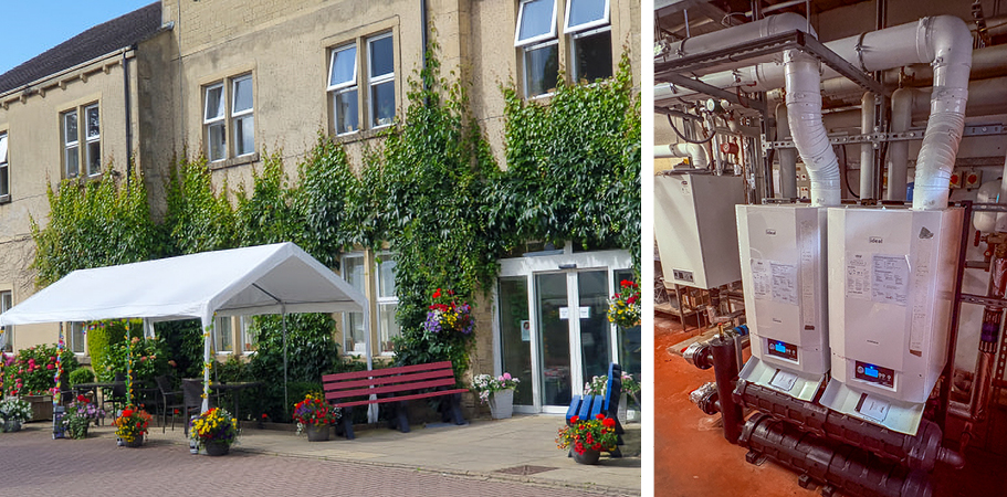 Gas-fired boiler replacement and BMS upgrade at a care home in Keighley