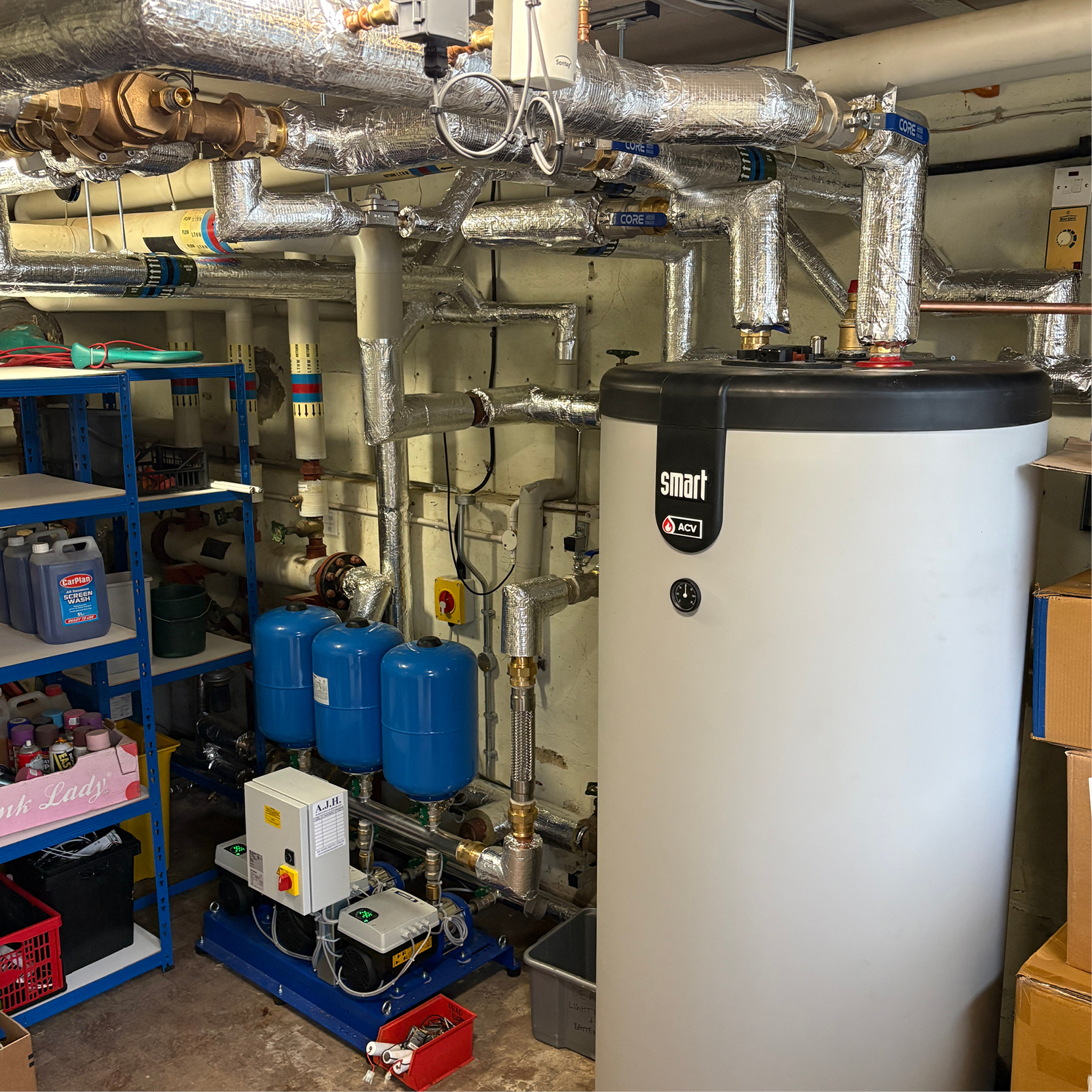 Watsons upgraded a gravity-fed system to a modern pressurised hot water solution, improving efficiency, reliability, and performance with minimal disruption.